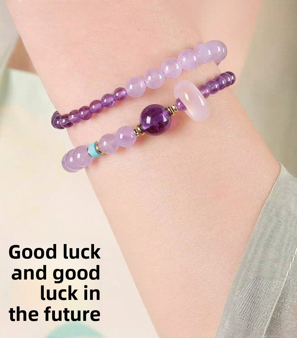 Crystal Beading Bracelet For Women, Elegant Birthday Gift Accessory