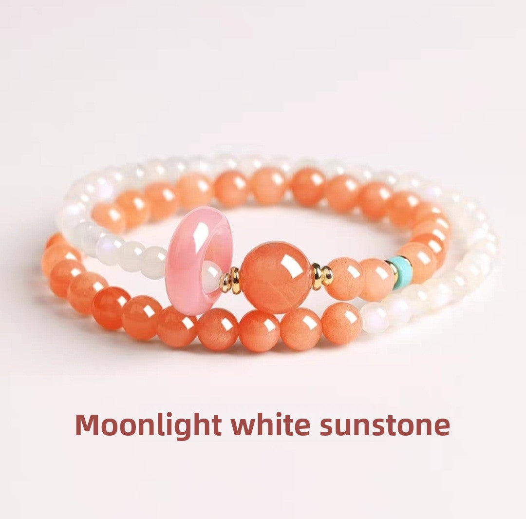 Crystal Beading Bracelet For Women, Elegant Birthday Gift Accessory