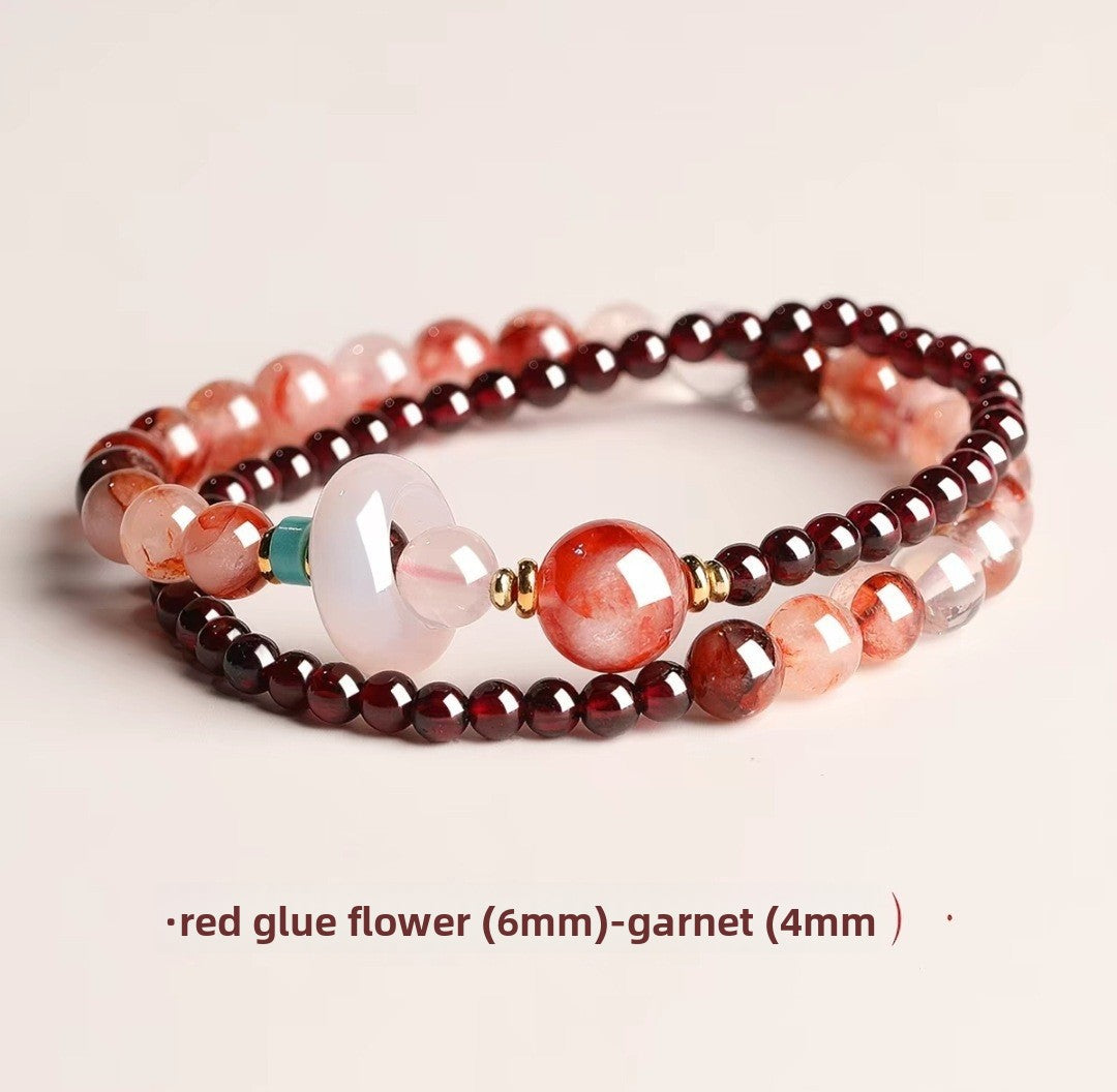 Crystal Beading Bracelet For Women, Elegant Birthday Gift Accessory