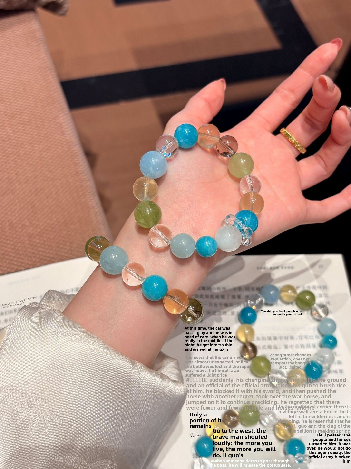 Lemon Beading Amazonite Bracelet For Women In Yellow, Perfect For Wedding Occasions