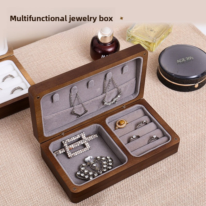 Anime Solid Wood Jewelry Box Featuring Elegant Design For Secure Storage