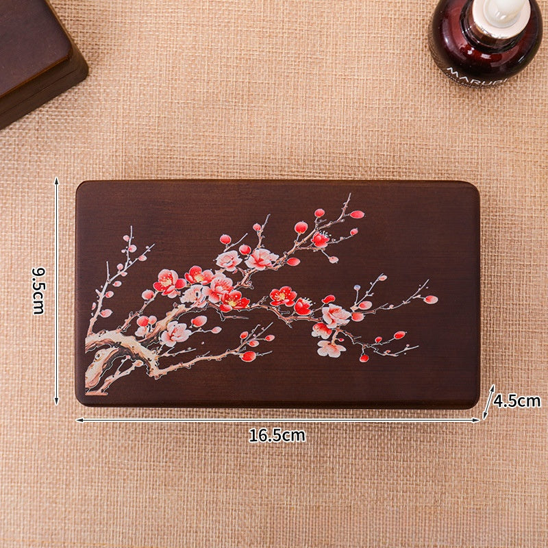 Anime Solid Wood Jewelry Box Featuring Elegant Design For Secure Storage