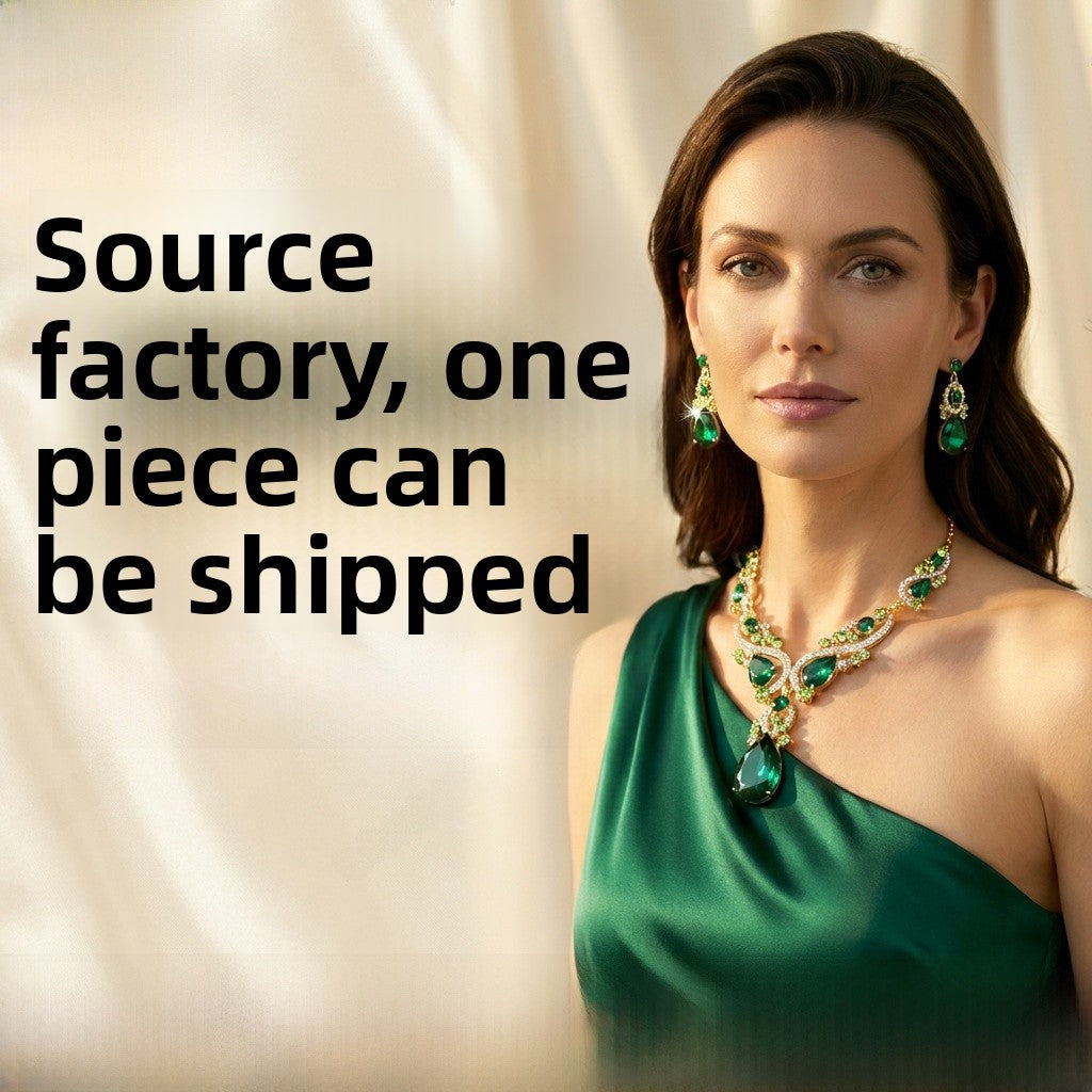 Handmade Multicolor Rose Jewelry Set For Women In Alloy With Rhinestone Inlay