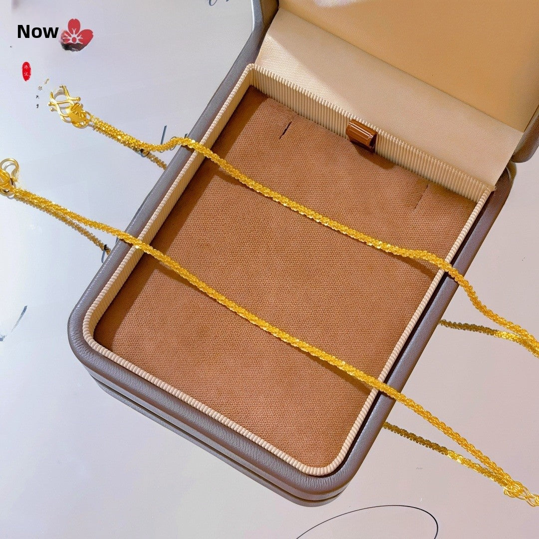 Butterfly Bracelet For Women Featuring Brass Chain Material With Golden Plated Electroplated Finish