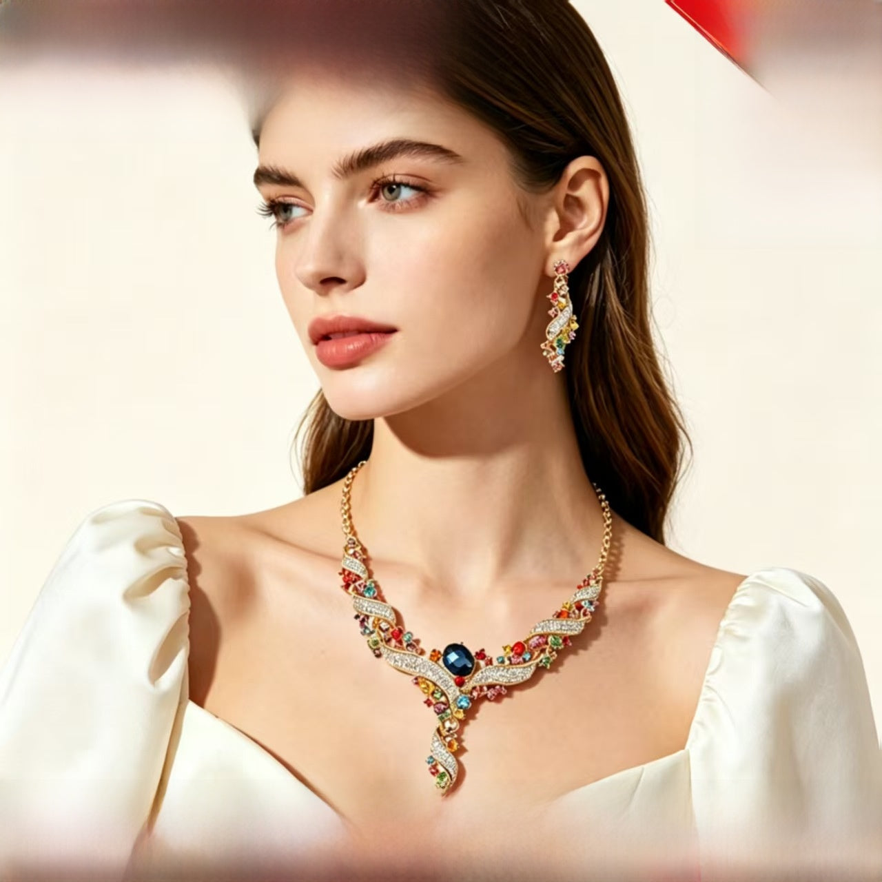 Exaggerated Star Jewelry Set For Unisex, Electroplated Zinc With Zircon Inlay