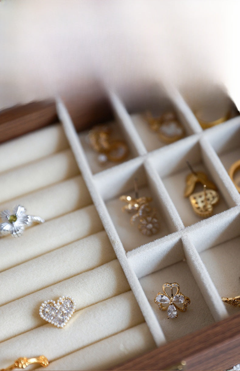 New Style Transparent Wood Storage Box For Organized And Stylish Storage