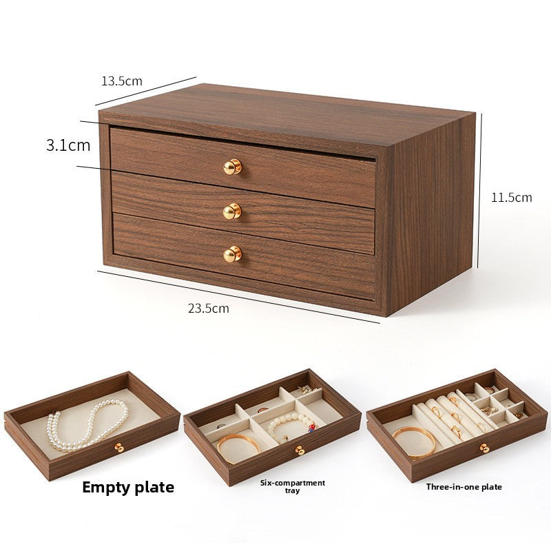 New Style Transparent Wood Storage Box For Organized And Stylish Storage