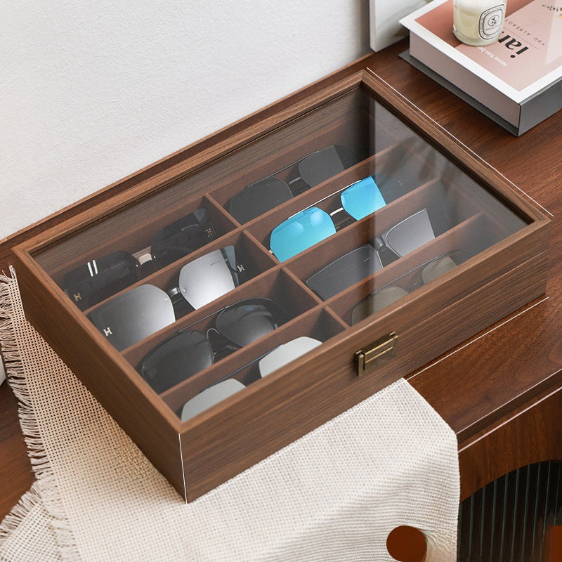 New Style Transparent Wood Storage Box For Organized And Stylish Storage