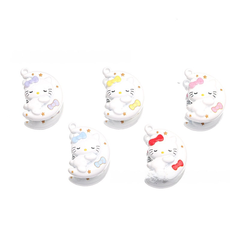 Cute Moon Pendant Jewelry Accessory Made Of Alloy Featuring Stoving Varnish Finish