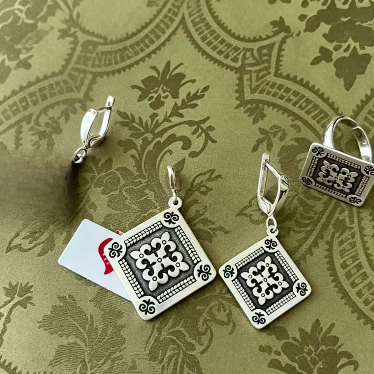 Ethnic Style Jewelry Set For Women Featuring Electroplated Alloy Material, 1 Set