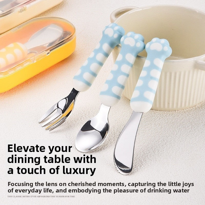 Cute Cartoon Birthday Spoon With 316 Stainless Steel Inner Liner, Perfect For Kitchen And Dining