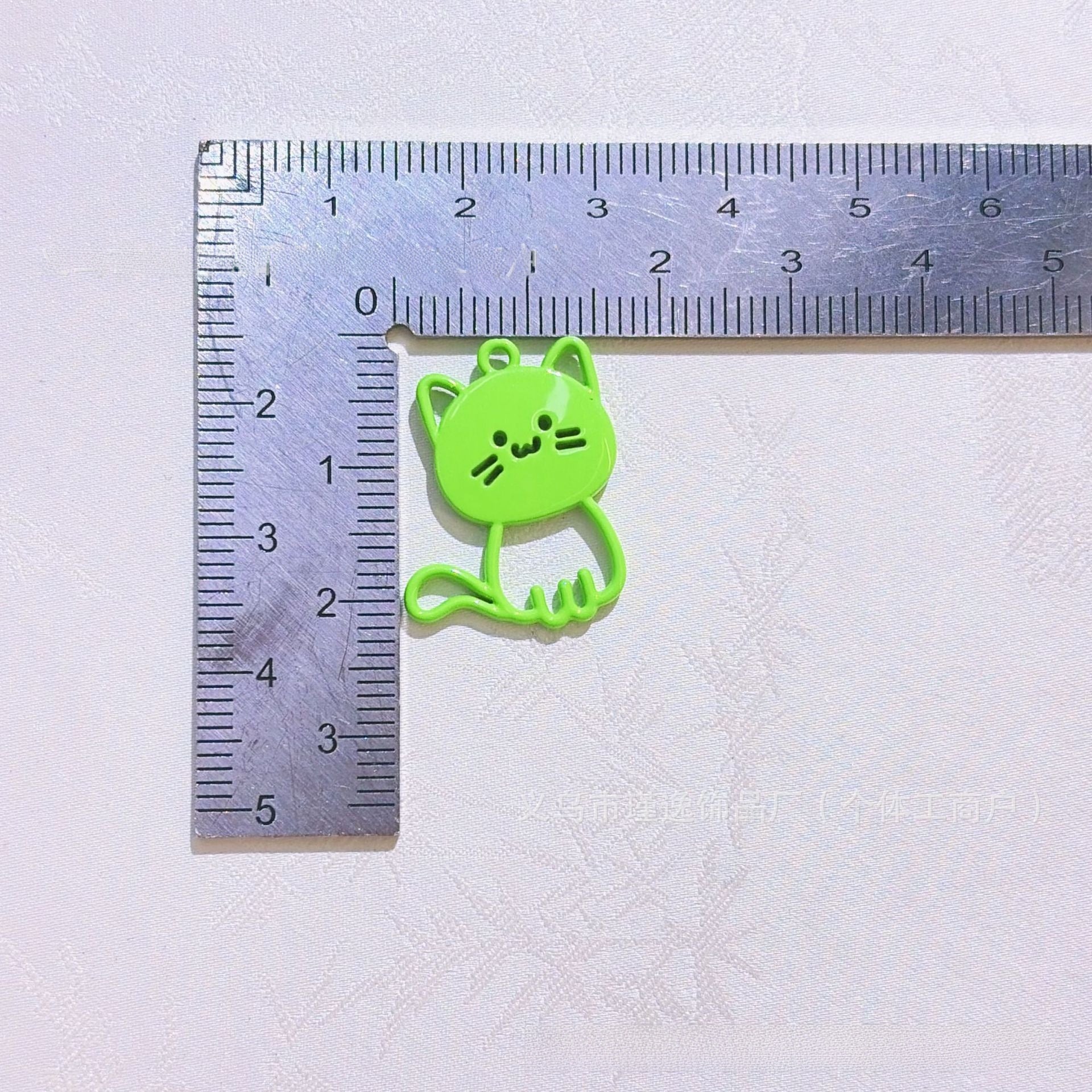 Cat Alloy Pendant With Stoving Varnish Featuring Multicolor Cartoon Style Jewelry Accessories