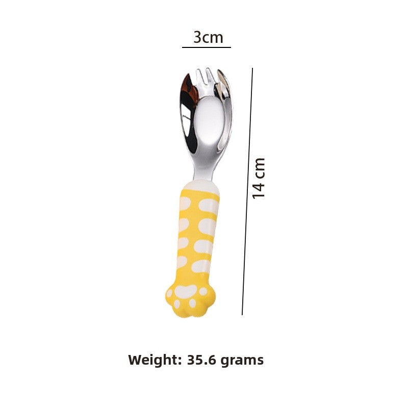 Cute Cartoon Birthday Spoon With 316 Stainless Steel Inner Liner, Perfect For Kitchen And Dining