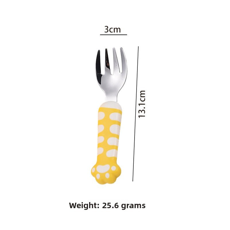 Cute Cartoon Birthday Spoon With 316 Stainless Steel Inner Liner, Perfect For Kitchen And Dining