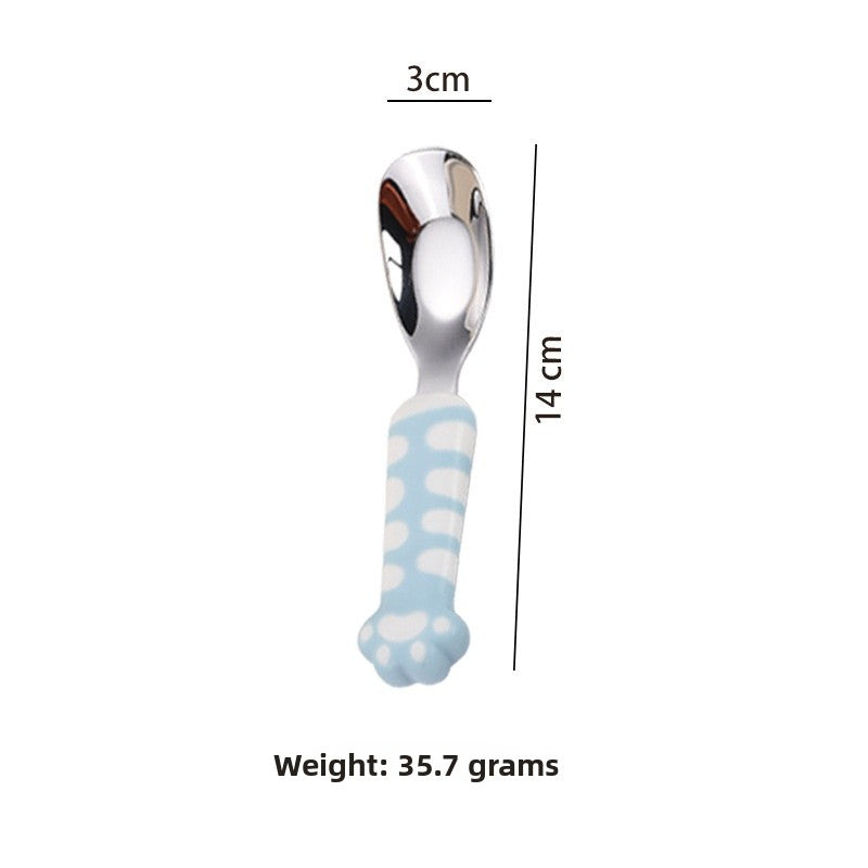 Cute Cartoon Birthday Spoon With 316 Stainless Steel Inner Liner, Perfect For Kitchen And Dining