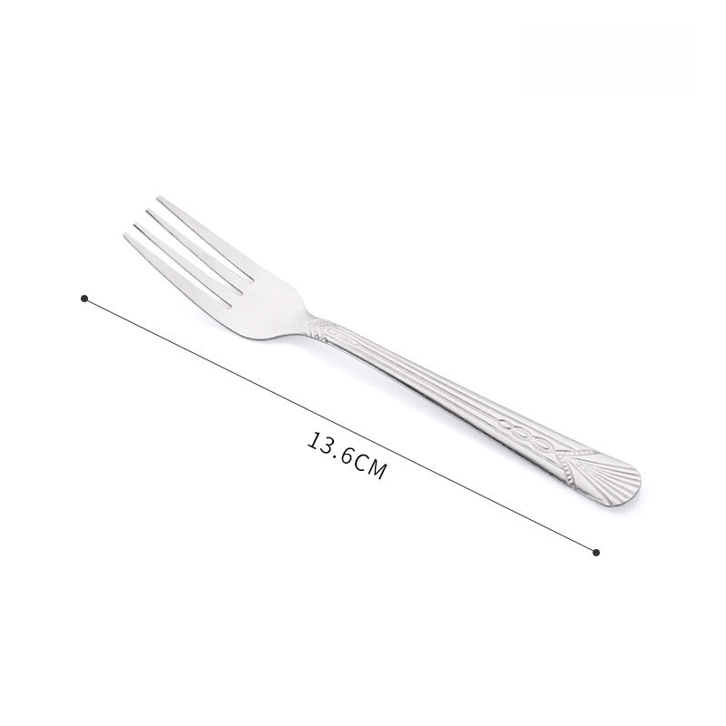 Birthday Flowers Tableware Set Featuring Western Cutlery With Knife, Fork, And Spoon