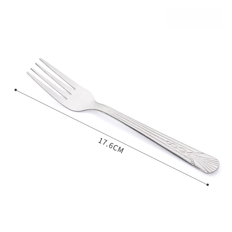 Birthday Flowers Tableware Set Featuring Western Cutlery With Knife, Fork, And Spoon