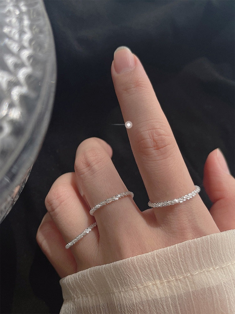 New Style Star Ring For Women In 925 Sterling Silver With Diamond Inlay, Handmade Craftsmanship