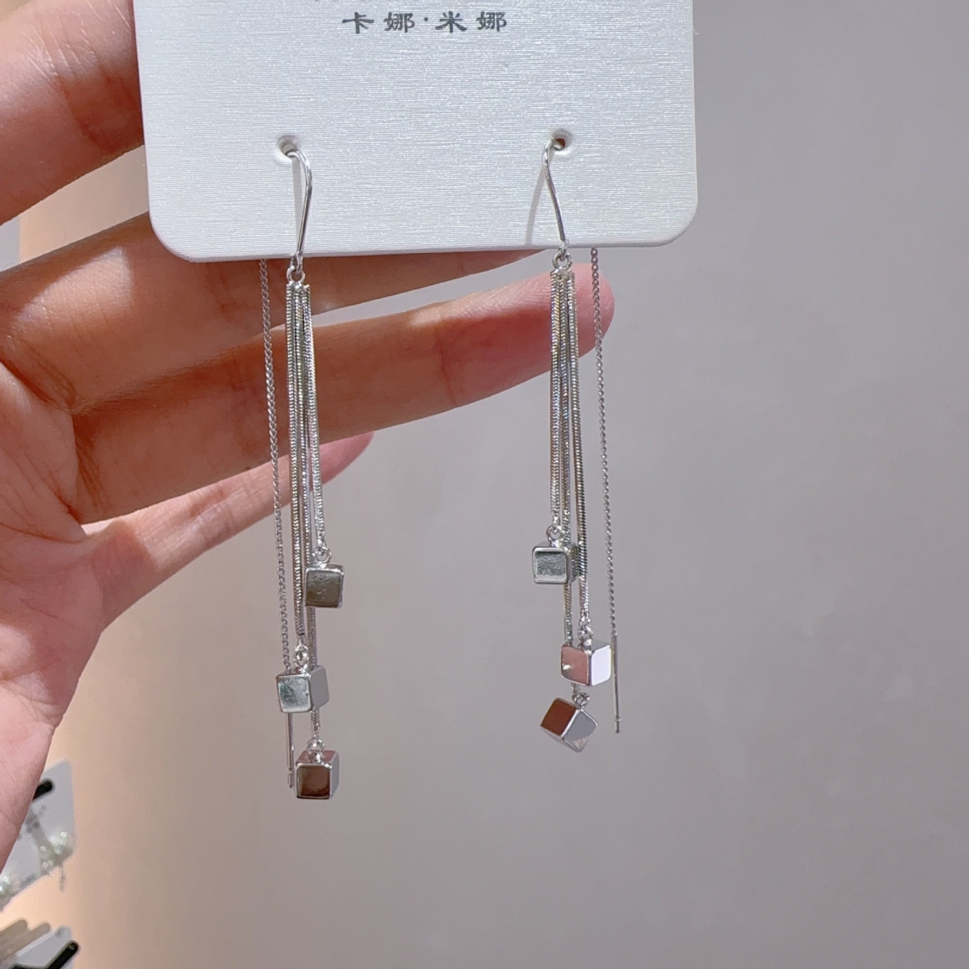 Gold Tassel Earrings For Women In New Style, Crafted From Copper