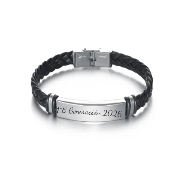 Men's Streetwear Bangle With Customization Laser Engraving, 201 Stainless Steel Featuring PVD Vacuum Plating And Electroplated Design