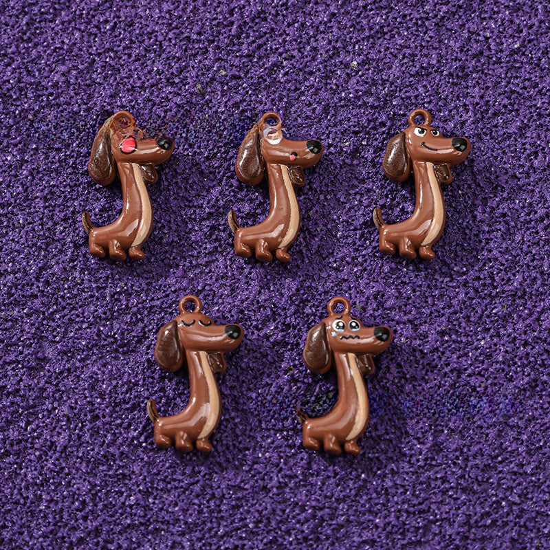 Alloy Animal Pendant With Stoving Varnish Featuring Cartoon Style Jewelry Accessories