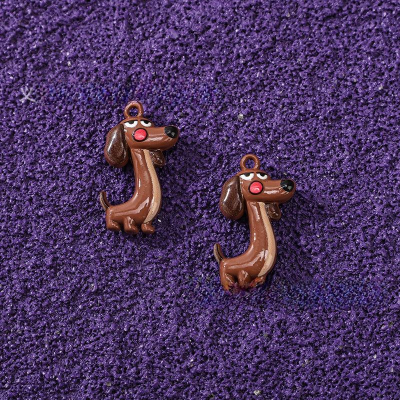 Alloy Animal Pendant With Stoving Varnish Featuring Cartoon Style Jewelry Accessories