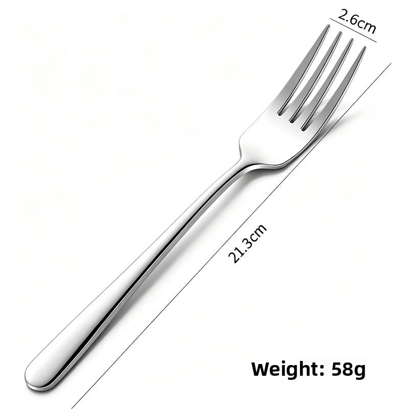 Elegant Solid Color Tableware Set With 304 Stainless Steel Inner Liner For Western Dining