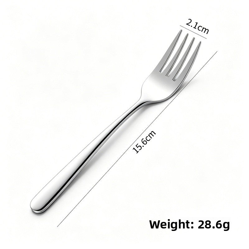Elegant Solid Color Tableware Set With 304 Stainless Steel Inner Liner For Western Dining