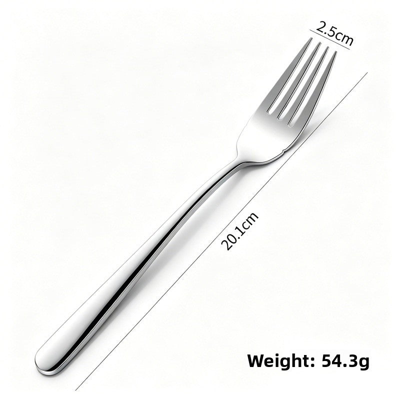 Elegant Solid Color Tableware Set With 304 Stainless Steel Inner Liner For Western Dining