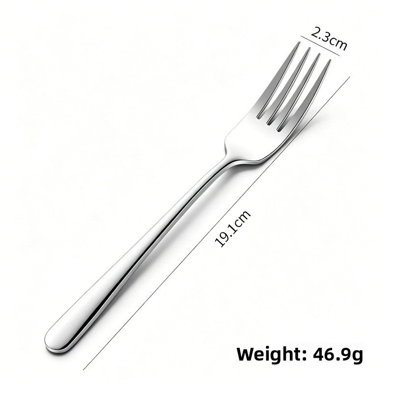 Elegant Solid Color Tableware Set With 304 Stainless Steel Inner Liner For Western Dining