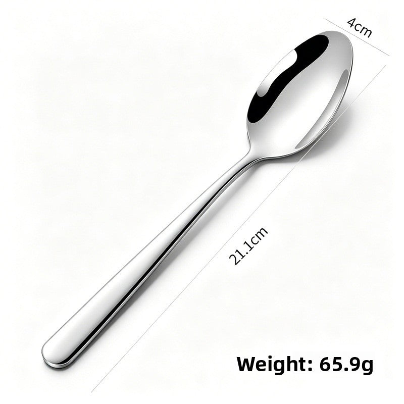 Elegant Solid Color Tableware Set With 304 Stainless Steel Inner Liner For Western Dining