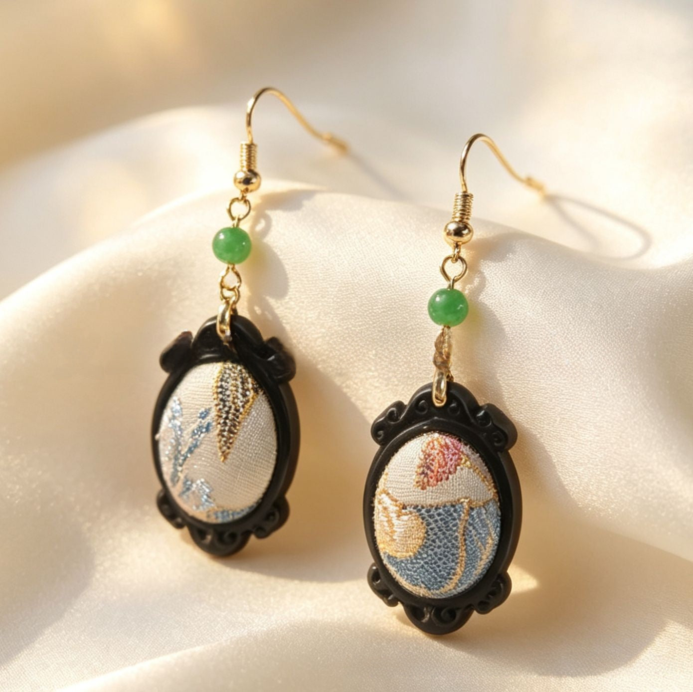 Handmade Geometric Wooden Earrings For Women With Zinc Alloy Ear Pins In Novelty Style