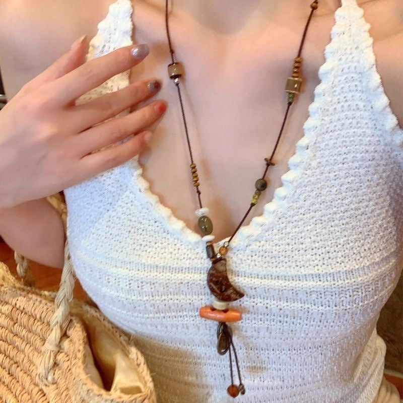 Bohemian Butterfly Necklace For Women Featuring Alloy Pendant, Perfect For Daily Wear
