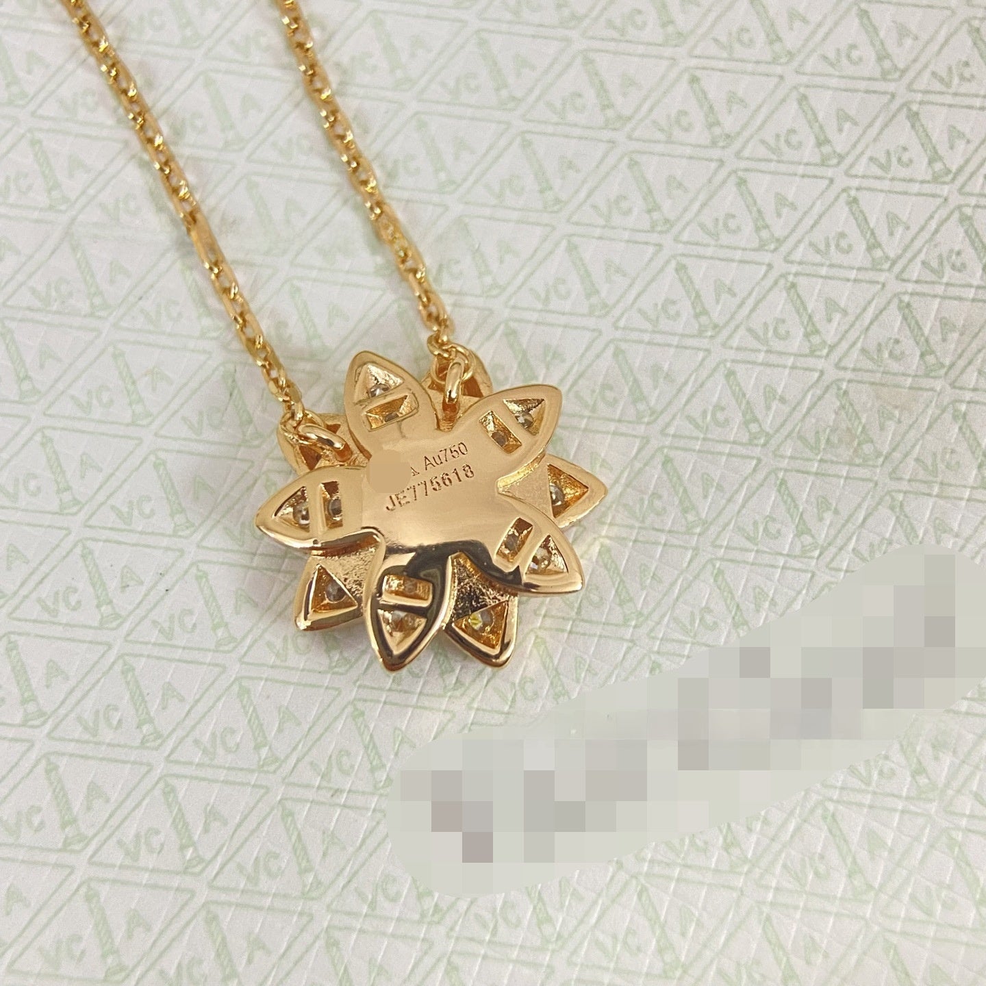 Lotus Necklace For Women In 925 Sterling Silver Featuring Lab-Grown Diamonds Pendant And Chain