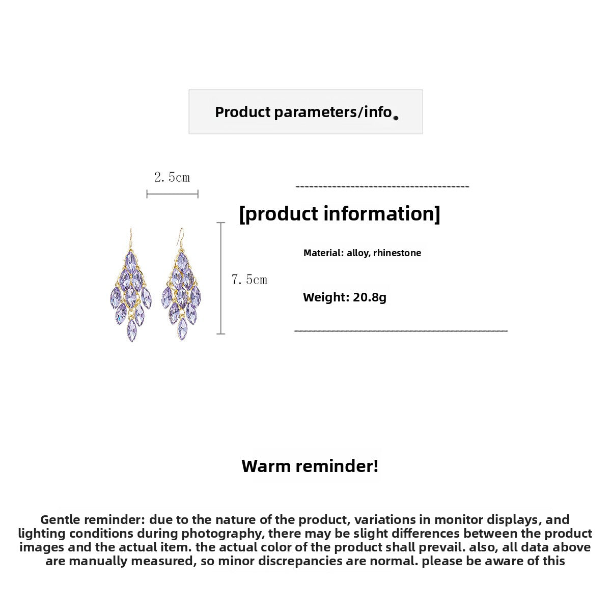 Leaves Tassel Earrings For Women In Silver Alloy With Rhinestones, Featuring 304 Stainless Steel Ear Pins
