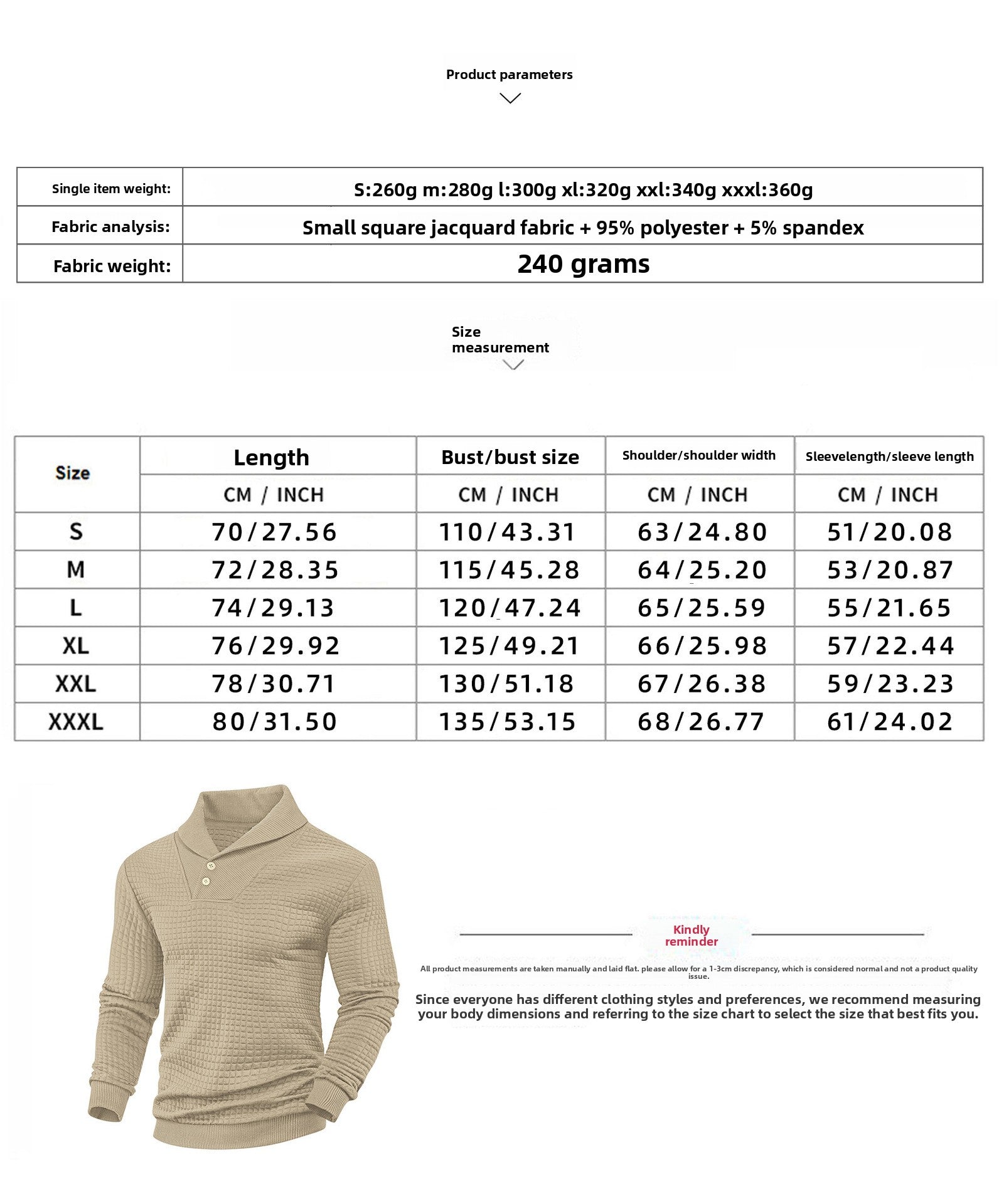 Men's Casual White Plaid Long Sleeve Hoodie In Polyester Fabric