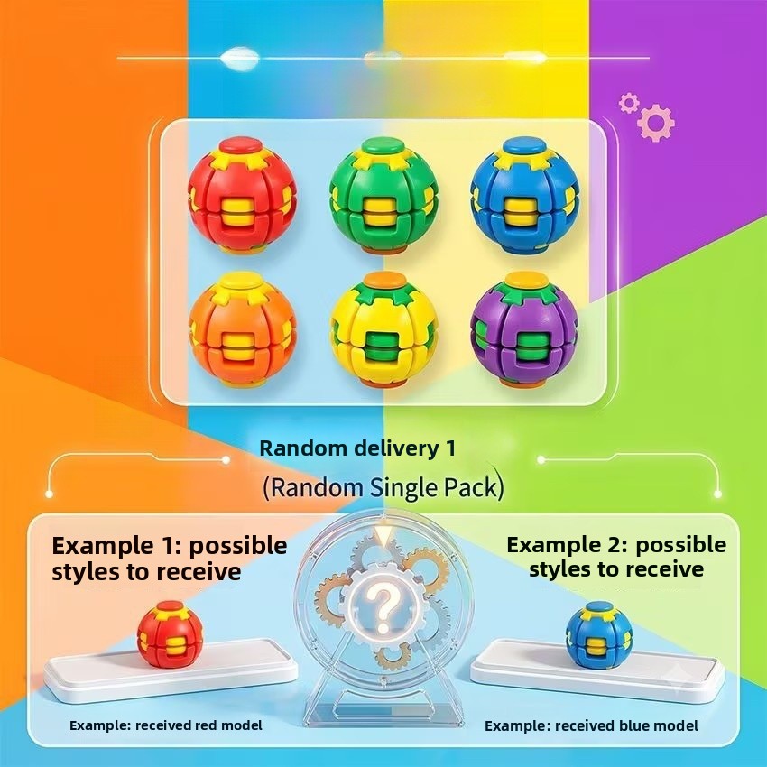 Halloween Pattern Fidget Toy With 3D Craft, Novelty Stress Relief Toy, 1 PCS Package