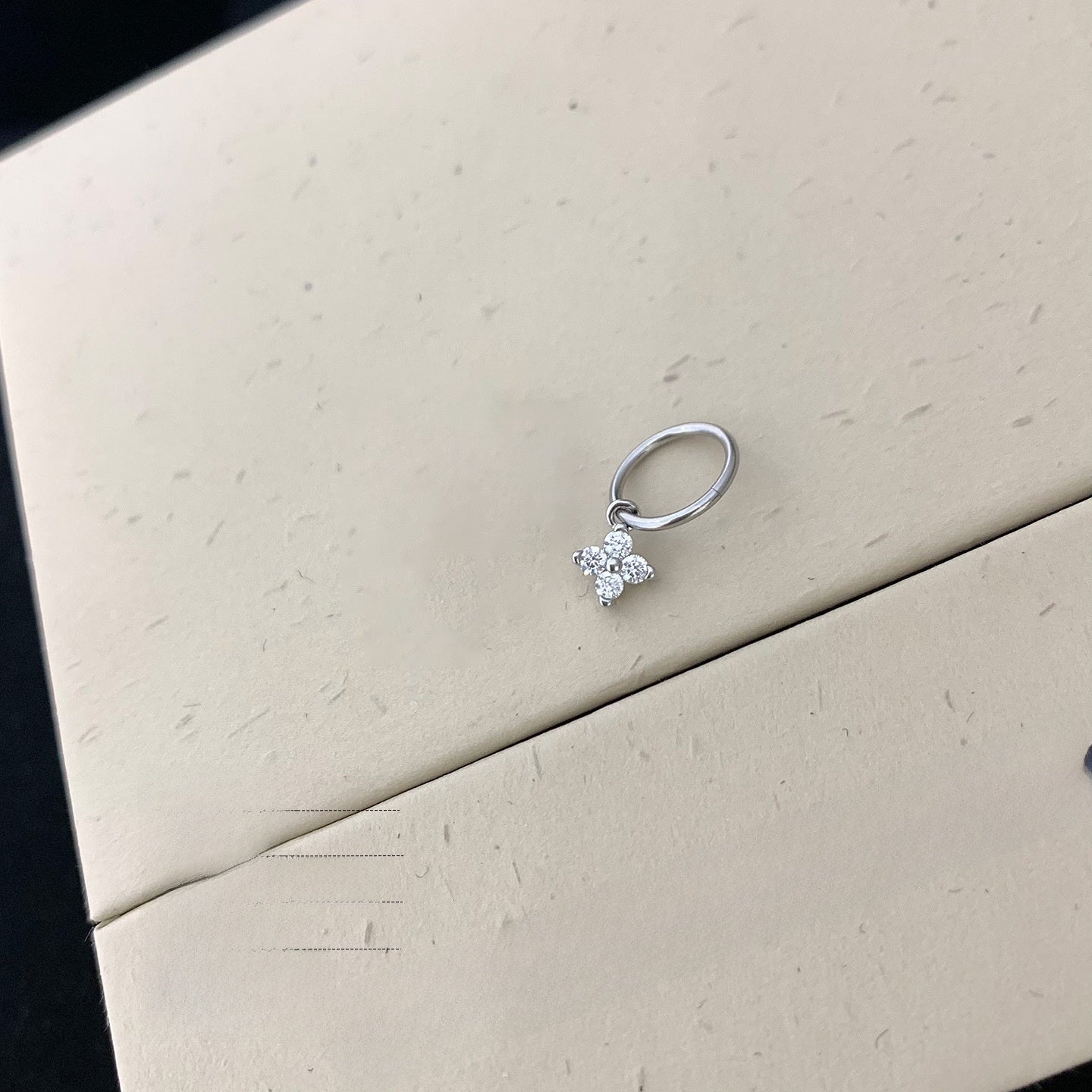 Lucky Heart Hoop Earrings In 316L Stainless Steel With Real Gold Plated Finish, Simple Style Unisex Design