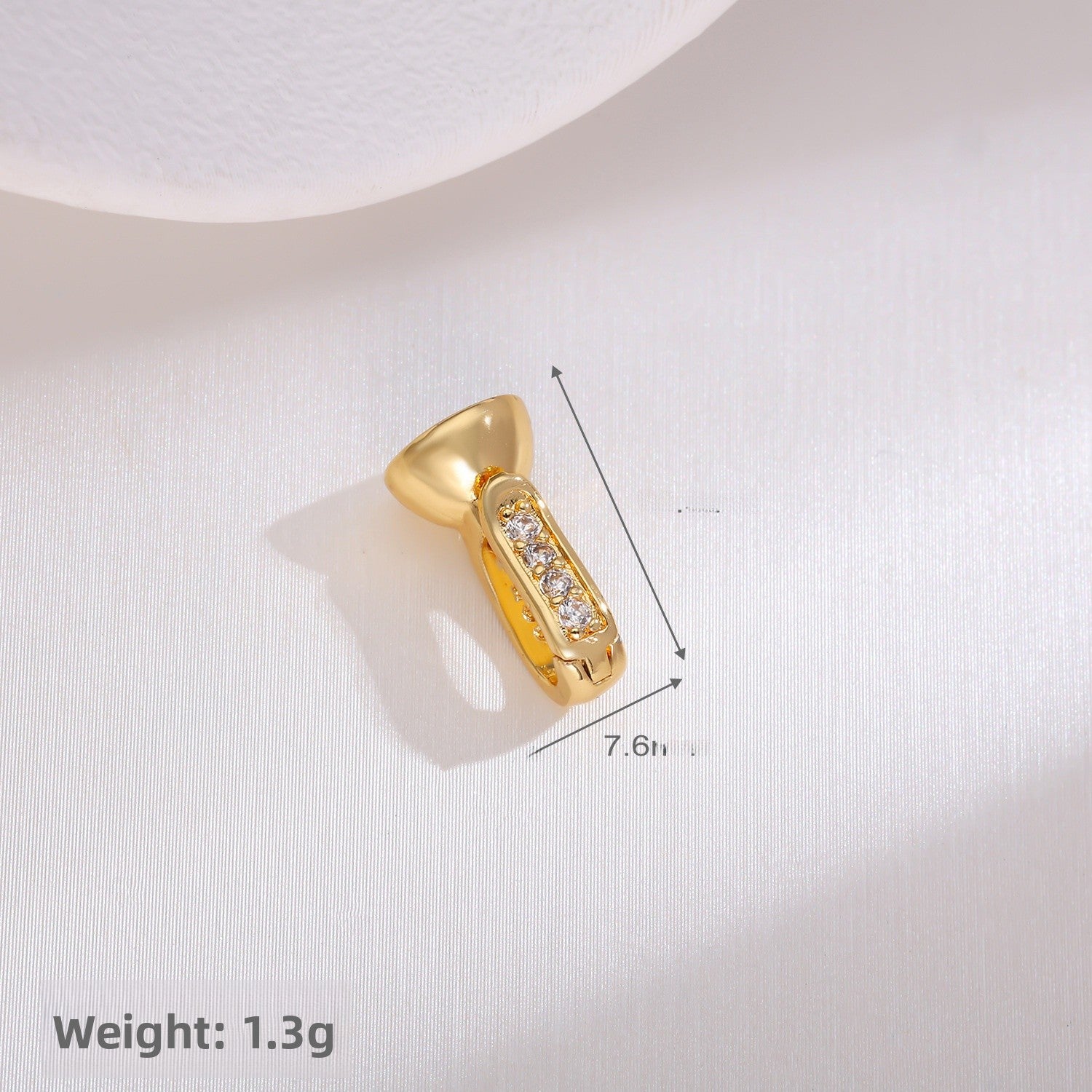 Geometric Copper Connectors With 18K Real Gold Plated Electroplated Finish In Modern Style Jewelry Accessories