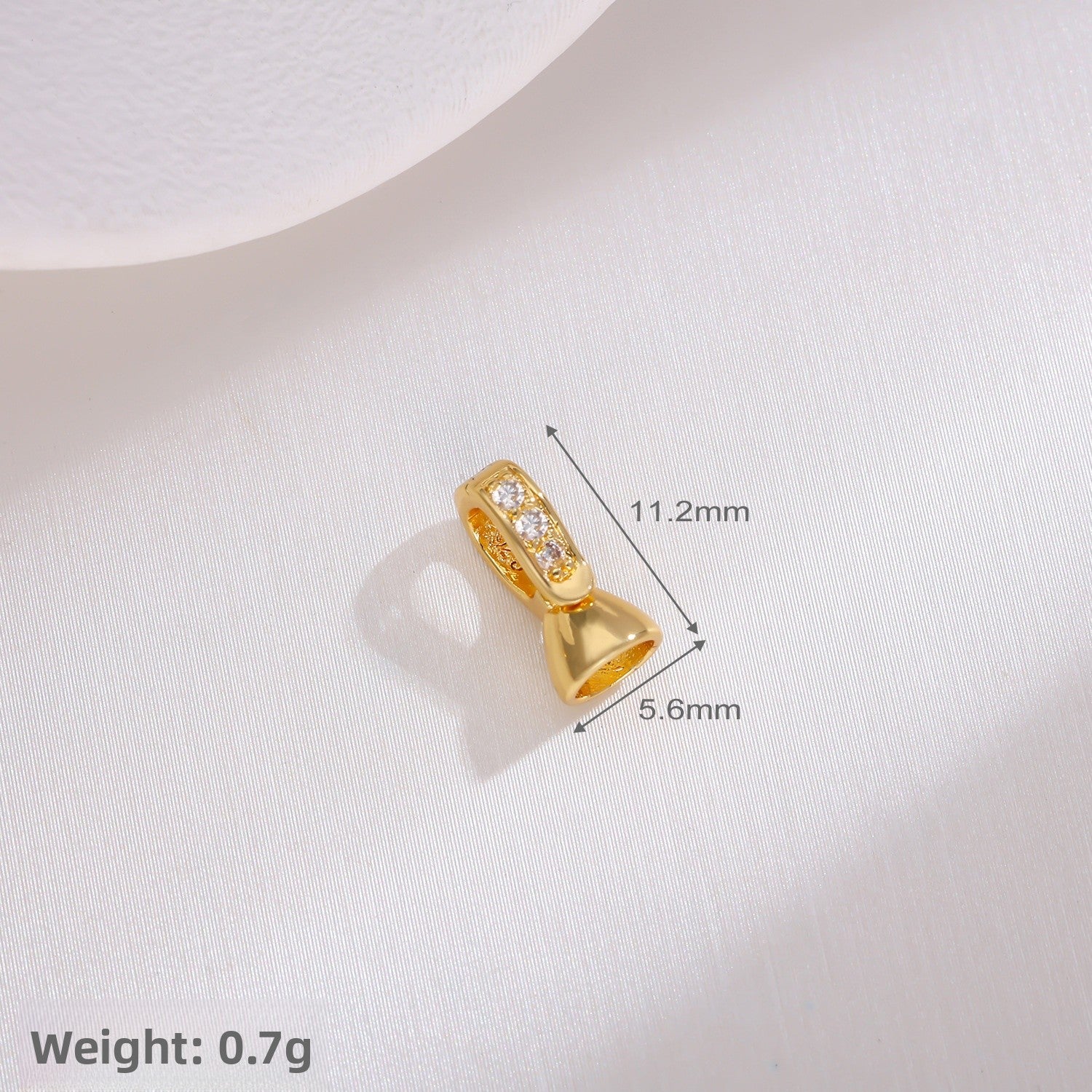 Geometric Copper Connectors With 18K Real Gold Plated Electroplated Finish In Modern Style Jewelry Accessories