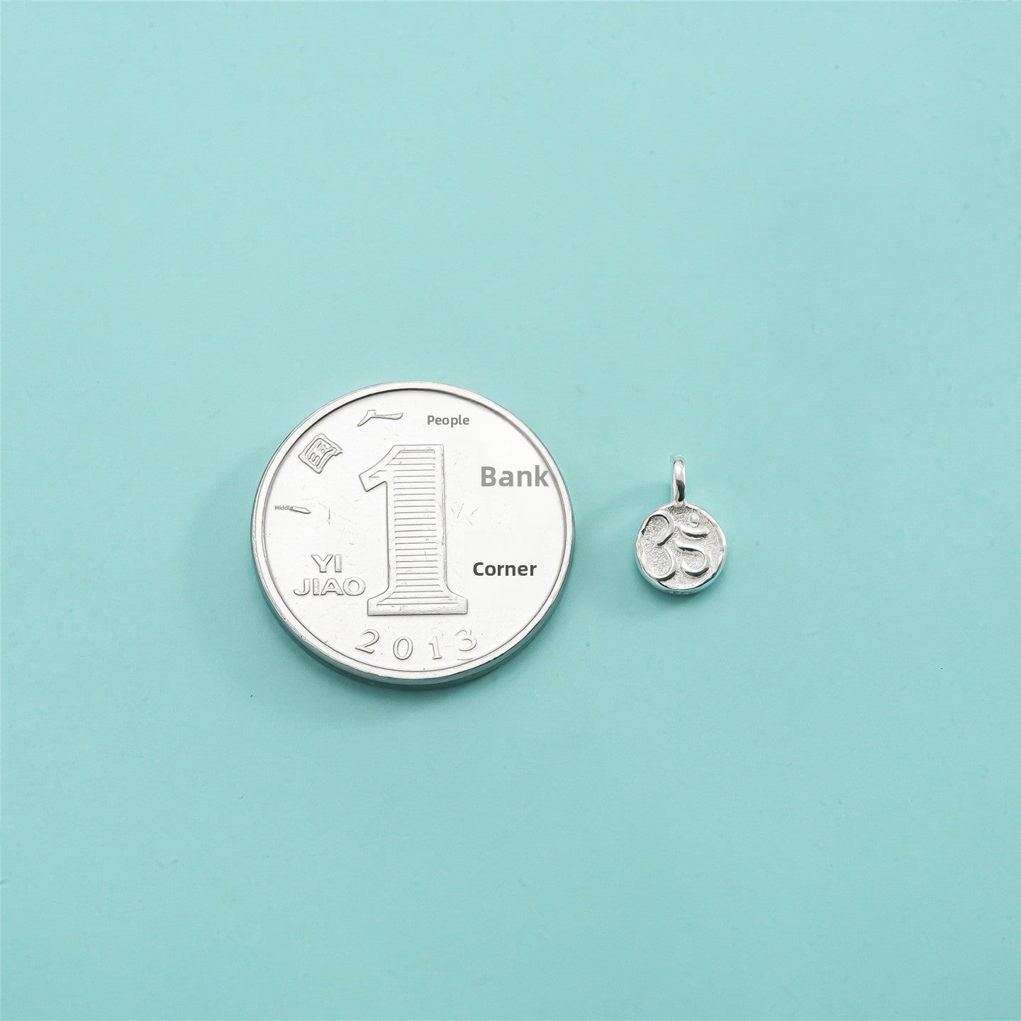 Heart Shape Pendant In 925 Sterling Silver With Knitting Craft, Simple Style Jewelry Accessory In Silver
