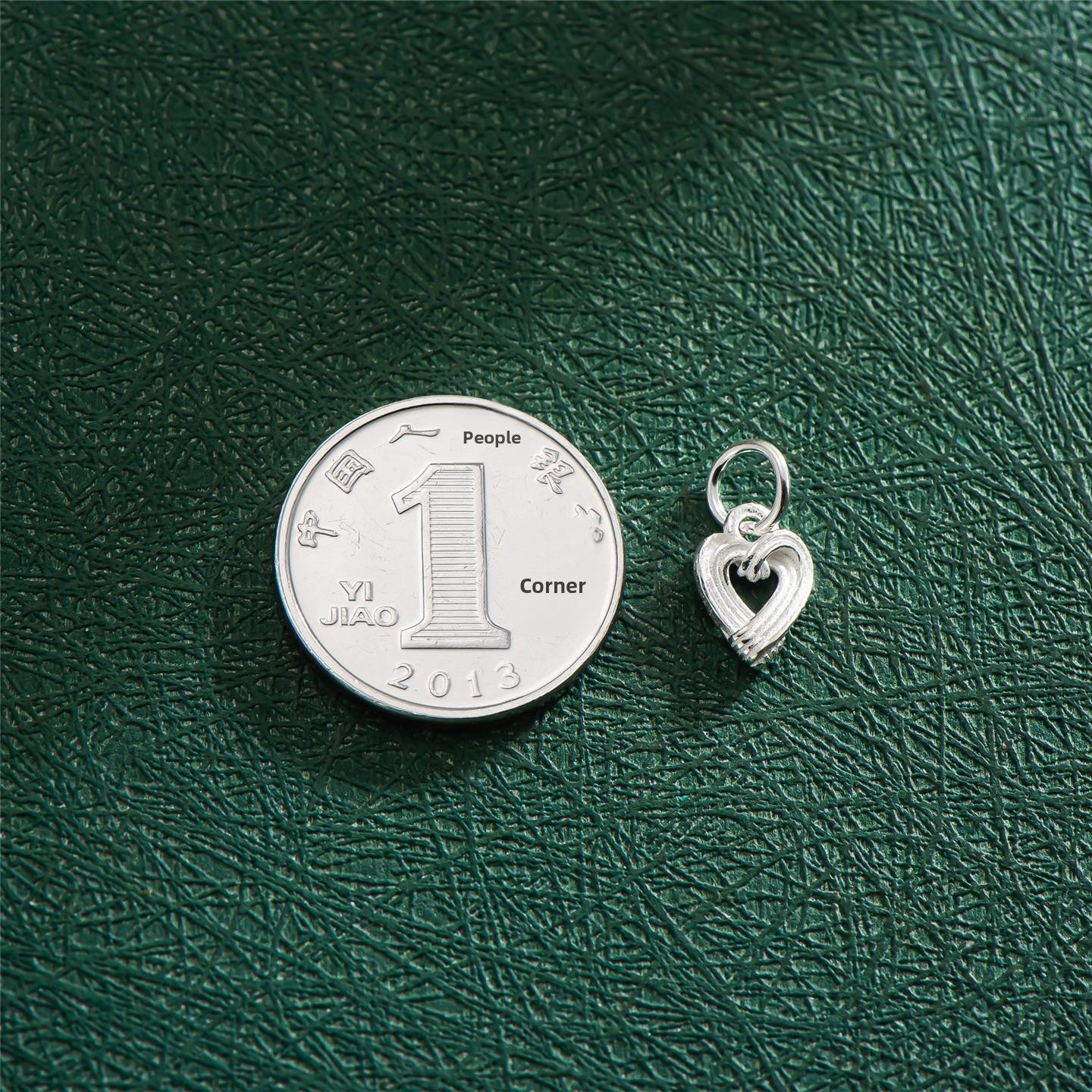 Heart Shape Pendant In 925 Sterling Silver With White Crystal Inlay Jewelry