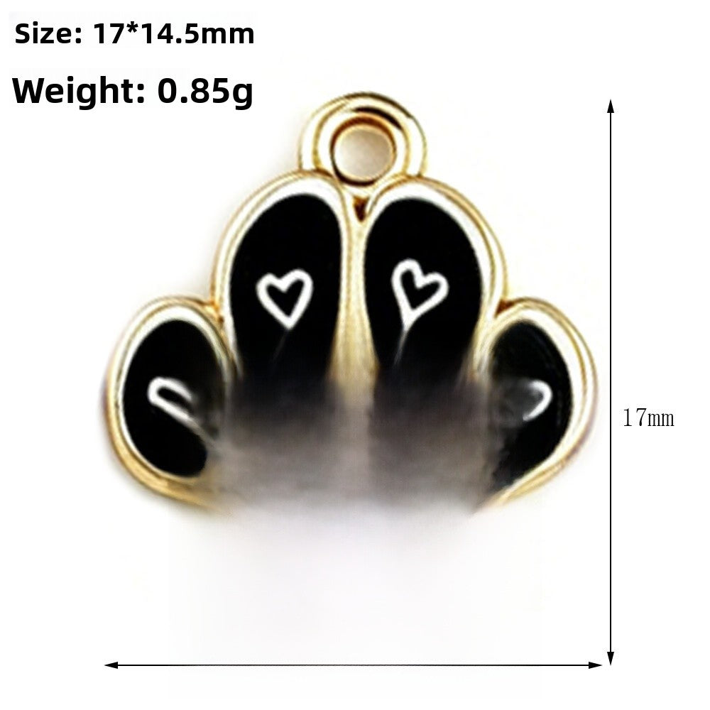 Cute Balloons Pendant Made Of Alloy With Enamel Craft, Perfect For DIY Jewelry Making In Colour