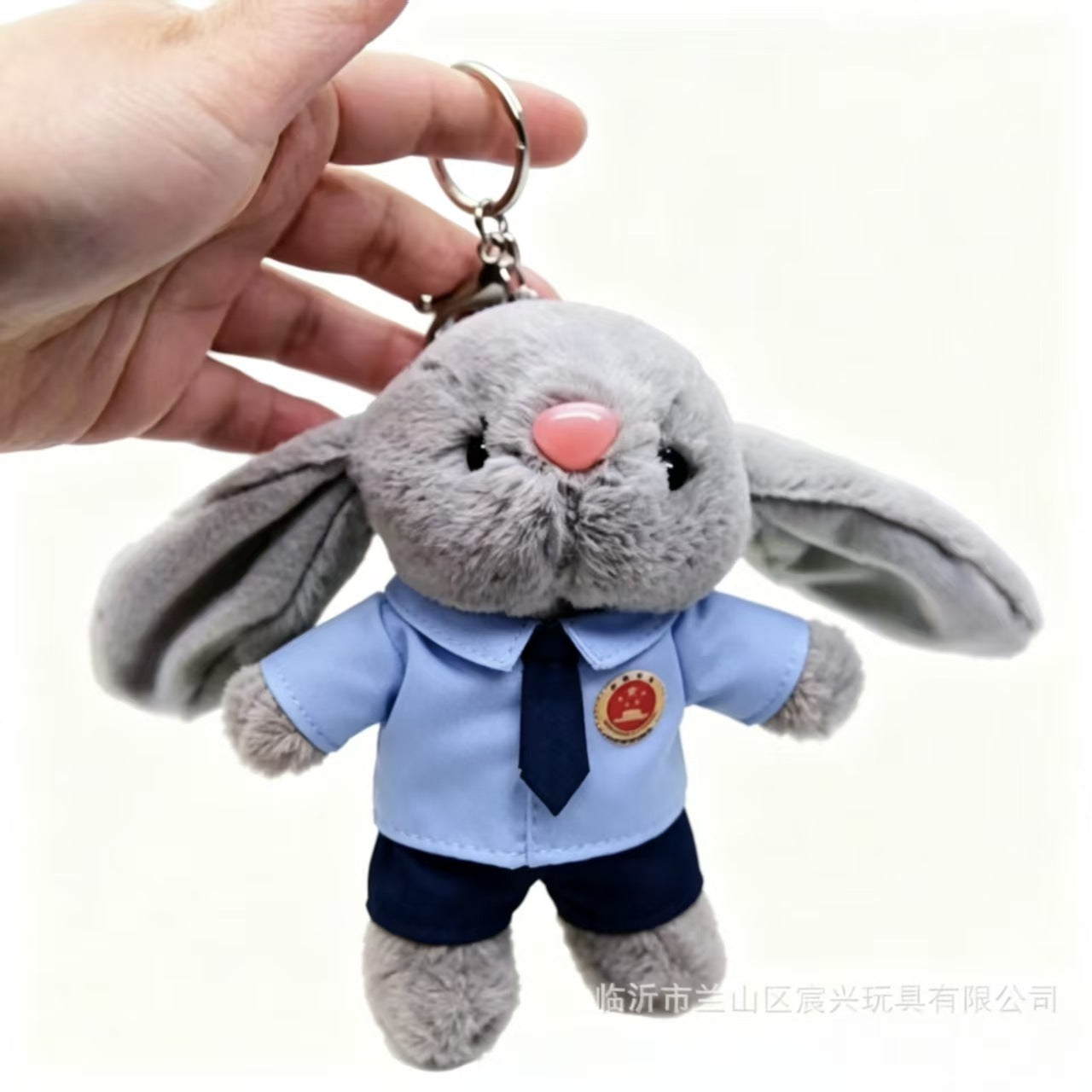 Cartoon Style Bear Plush Stuffed Animal Toy Keychain, Soft And Cuddly Plush Doll For Kids