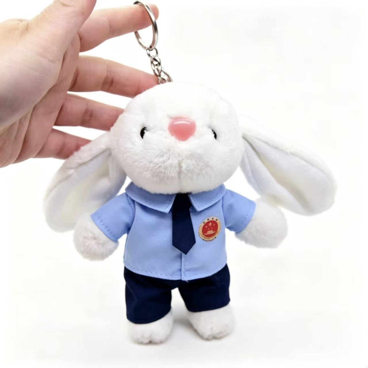 Cartoon Style Bear Plush Stuffed Animal Toy Keychain, Soft And Cuddly Plush Doll For Kids