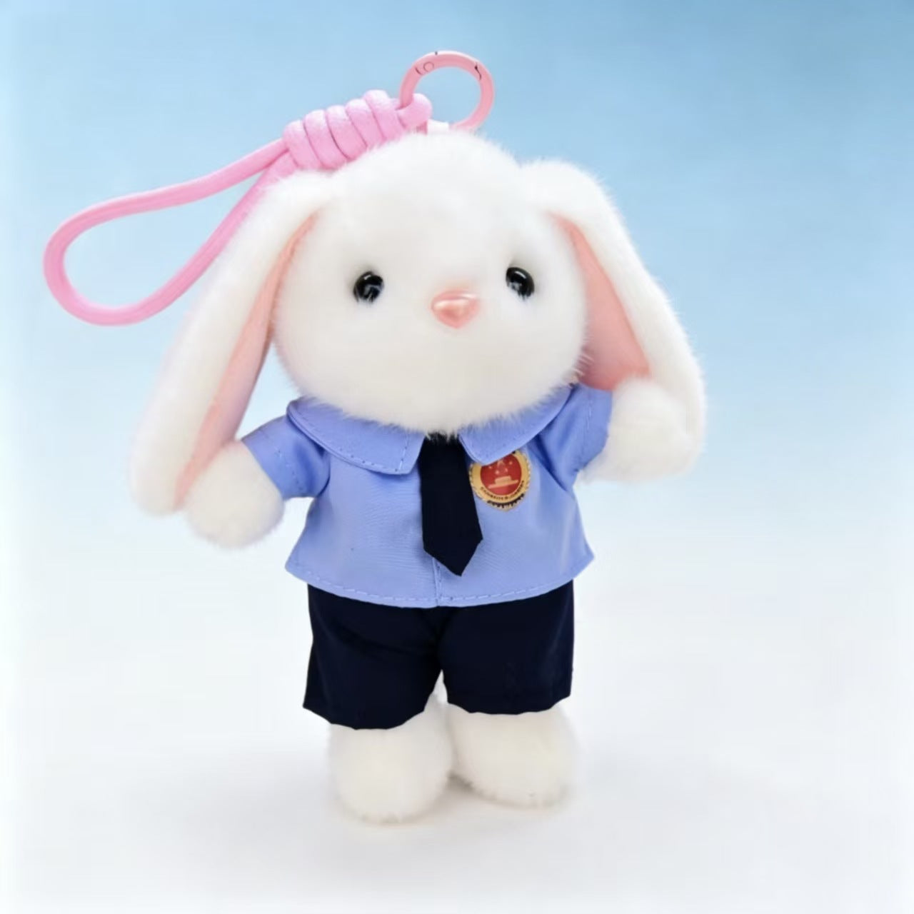 Cartoon Style Bear Plush Stuffed Animal Toy Keychain, Soft And Cuddly Plush Doll For Kids