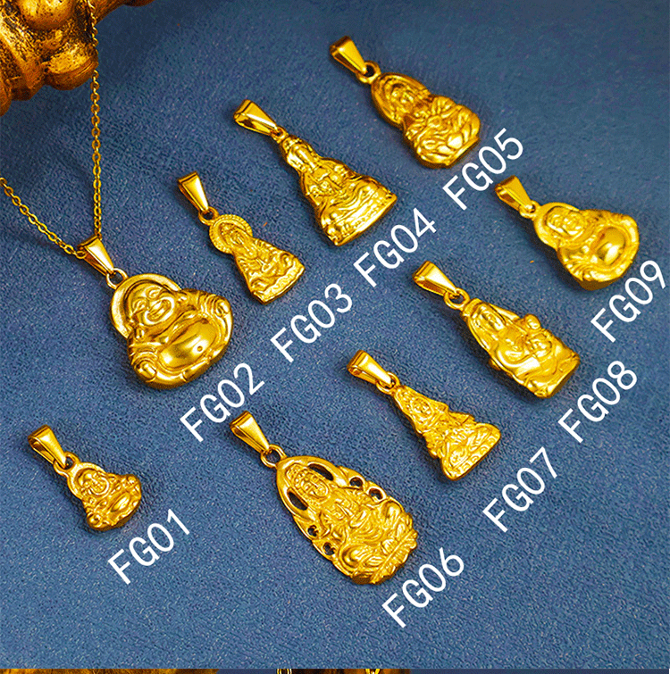 1 Piece 304 Stainless Steel Real Gold Plated Solid Color Pendant DIY Jewelry Accessories
