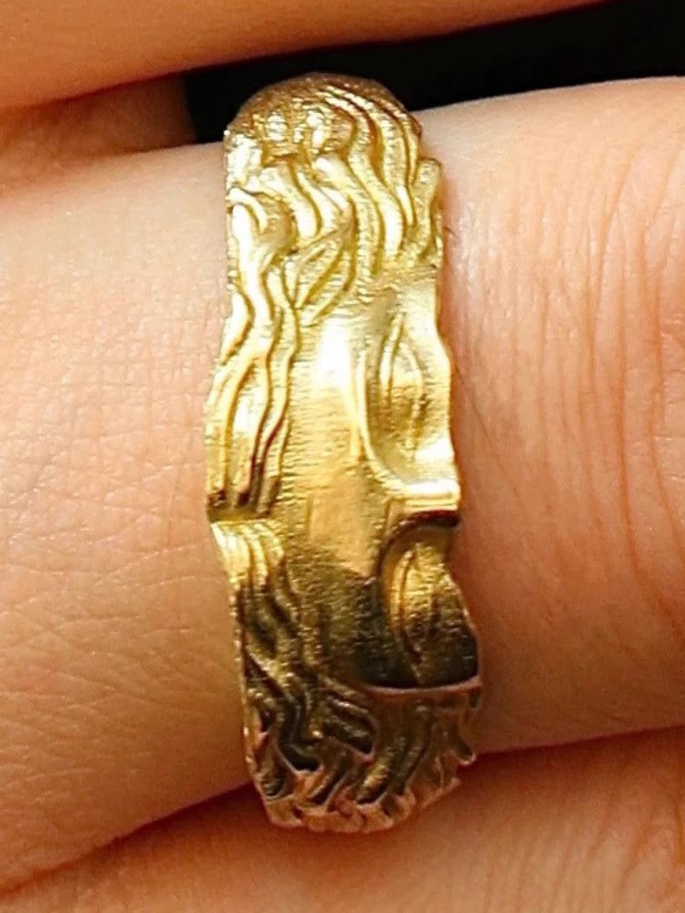 Ig Style Exaggerated Simple Style Human Copper Open Rings In Bulk