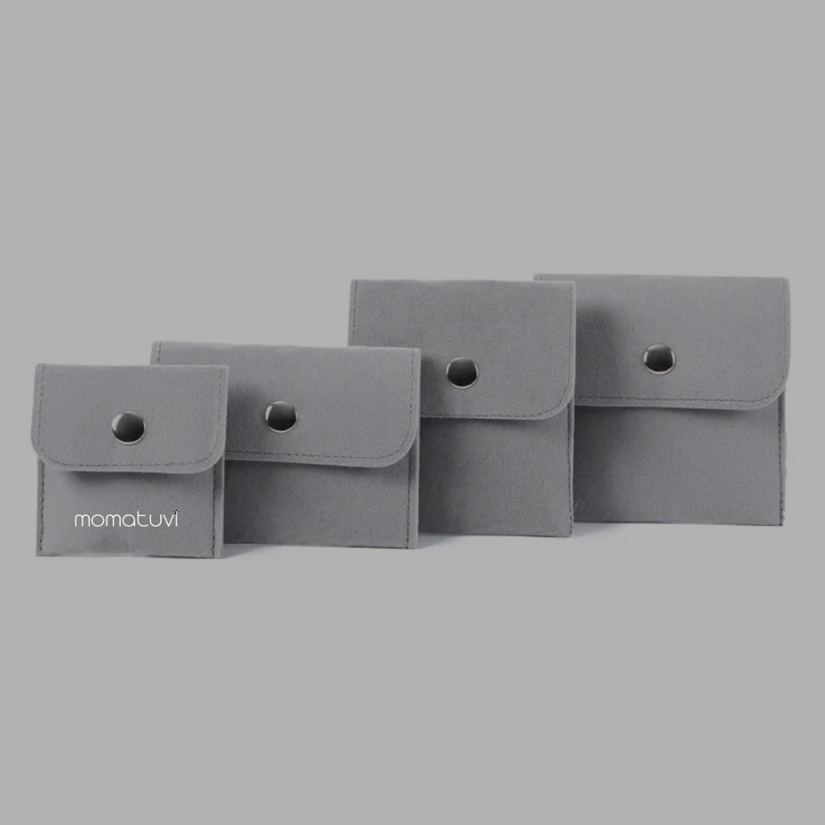10 Pieces 1 Piece Flannel Elegant Sweet Casual Daily Date Solid Color Jewelry Packaging Bags
