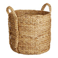 Wicker Round Storage Basket - Natural, 14.2x13.8x16.9"